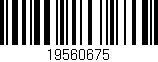 Código de barras (EAN, GTIN, SKU, ISBN): '19560675'