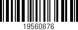 Código de barras (EAN, GTIN, SKU, ISBN): '19560676'
