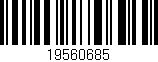 Código de barras (EAN, GTIN, SKU, ISBN): '19560685'