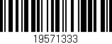 Código de barras (EAN, GTIN, SKU, ISBN): '19571333'