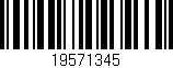 Código de barras (EAN, GTIN, SKU, ISBN): '19571345'