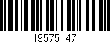 Código de barras (EAN, GTIN, SKU, ISBN): '19575147'