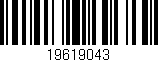 Código de barras (EAN, GTIN, SKU, ISBN): '19619043'