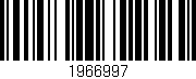 Código de barras (EAN, GTIN, SKU, ISBN): '1966997'