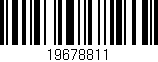 Código de barras (EAN, GTIN, SKU, ISBN): '19678811'