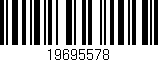 Código de barras (EAN, GTIN, SKU, ISBN): '19695578'