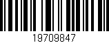 Código de barras (EAN, GTIN, SKU, ISBN): '19709847'