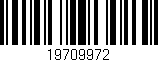 Código de barras (EAN, GTIN, SKU, ISBN): '19709972'