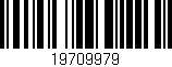 Código de barras (EAN, GTIN, SKU, ISBN): '19709979'