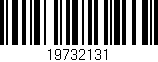 Código de barras (EAN, GTIN, SKU, ISBN): '19732131'