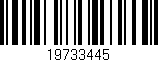 Código de barras (EAN, GTIN, SKU, ISBN): '19733445'