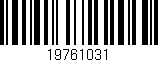 Código de barras (EAN, GTIN, SKU, ISBN): '19761031'