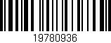 Código de barras (EAN, GTIN, SKU, ISBN): '19780936'