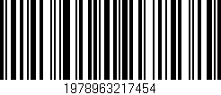 Código de barras (EAN, GTIN, SKU, ISBN): '1978963217454'