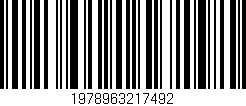 Código de barras (EAN, GTIN, SKU, ISBN): '1978963217492'