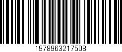 Código de barras (EAN, GTIN, SKU, ISBN): '1978963217508'