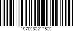 Código de barras (EAN, GTIN, SKU, ISBN): '1978963217539'