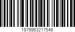 Código de barras (EAN, GTIN, SKU, ISBN): '1978963217546'