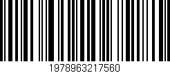 Código de barras (EAN, GTIN, SKU, ISBN): '1978963217560'