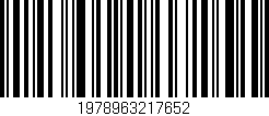 Código de barras (EAN, GTIN, SKU, ISBN): '1978963217652'