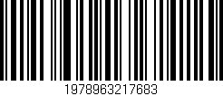 Código de barras (EAN, GTIN, SKU, ISBN): '1978963217683'