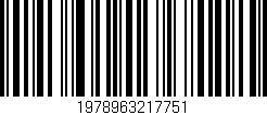 Código de barras (EAN, GTIN, SKU, ISBN): '1978963217751'
