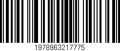 Código de barras (EAN, GTIN, SKU, ISBN): '1978963217775'