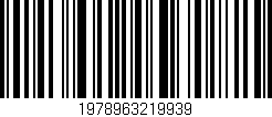 Código de barras (EAN, GTIN, SKU, ISBN): '1978963219939'