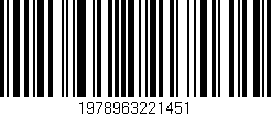 Código de barras (EAN, GTIN, SKU, ISBN): '1978963221451'
