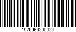 Código de barras (EAN, GTIN, SKU, ISBN): '1978963300033'