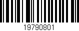 Código de barras (EAN, GTIN, SKU, ISBN): '19790801'
