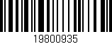 Código de barras (EAN, GTIN, SKU, ISBN): '19800935'