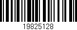 Código de barras (EAN, GTIN, SKU, ISBN): '19825128'