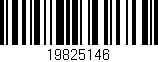 Código de barras (EAN, GTIN, SKU, ISBN): '19825146'