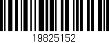 Código de barras (EAN, GTIN, SKU, ISBN): '19825152'