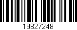 Código de barras (EAN, GTIN, SKU, ISBN): '19827248'
