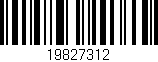 Código de barras (EAN, GTIN, SKU, ISBN): '19827312'