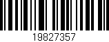 Código de barras (EAN, GTIN, SKU, ISBN): '19827357'