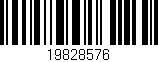 Código de barras (EAN, GTIN, SKU, ISBN): '19828576'
