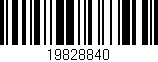 Código de barras (EAN, GTIN, SKU, ISBN): '19828840'