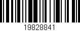 Código de barras (EAN, GTIN, SKU, ISBN): '19828841'