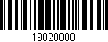 Código de barras (EAN, GTIN, SKU, ISBN): '19828888'