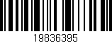 Código de barras (EAN, GTIN, SKU, ISBN): '19836395'