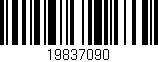 Código de barras (EAN, GTIN, SKU, ISBN): '19837090'