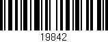 Código de barras (EAN, GTIN, SKU, ISBN): '19842'