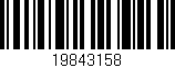 Código de barras (EAN, GTIN, SKU, ISBN): '19843158'