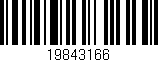 Código de barras (EAN, GTIN, SKU, ISBN): '19843166'