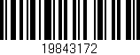 Código de barras (EAN, GTIN, SKU, ISBN): '19843172'