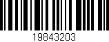 Código de barras (EAN, GTIN, SKU, ISBN): '19843203'
