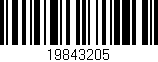 Código de barras (EAN, GTIN, SKU, ISBN): '19843205'